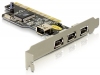 Placa PCI 3 + 1 FireWire